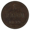 Finland 1899 Penni AU-UNC (AU55)