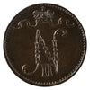 Finland 1900 Penni Brilliant Uncirculated (MS63) Lustrous Brown
