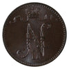 Finland 1905 Penni Brilliant Uncirculated (MS63) Lustrous Brown