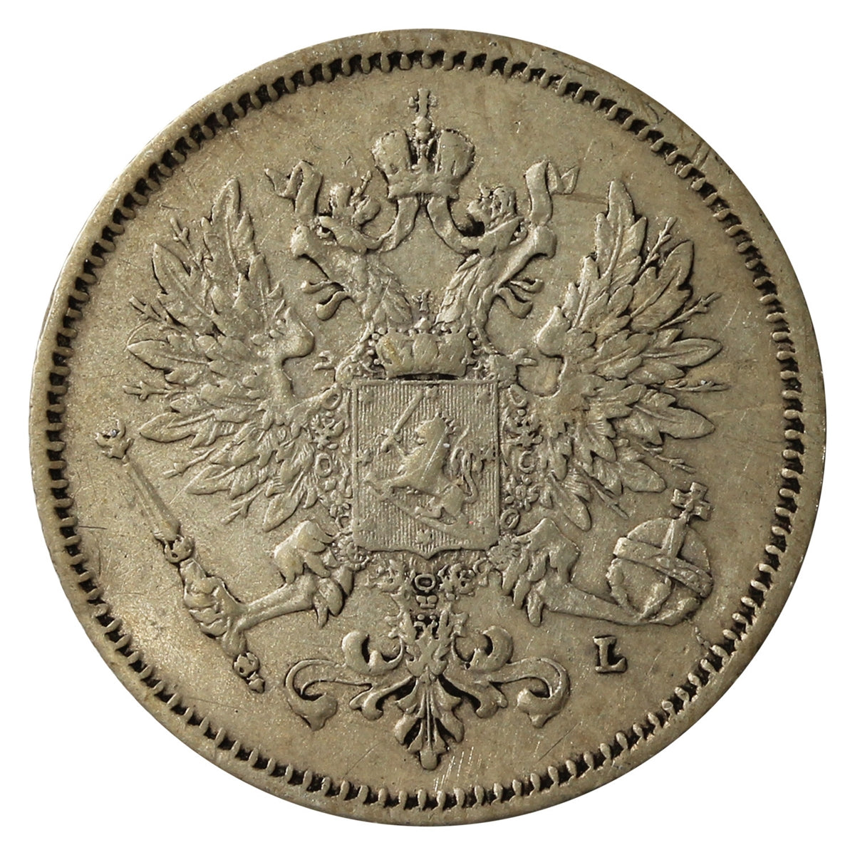 Finland 1908L 25 Pennia VF-EF (VF30)