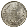 Finland 1913S 25 Pennia Brilliant Uncirculated (MS63)