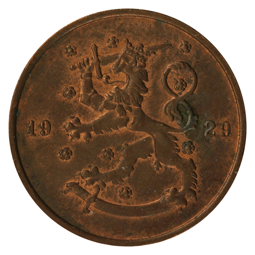 Finland 1929 10 Pennia UNC+ (MS62)