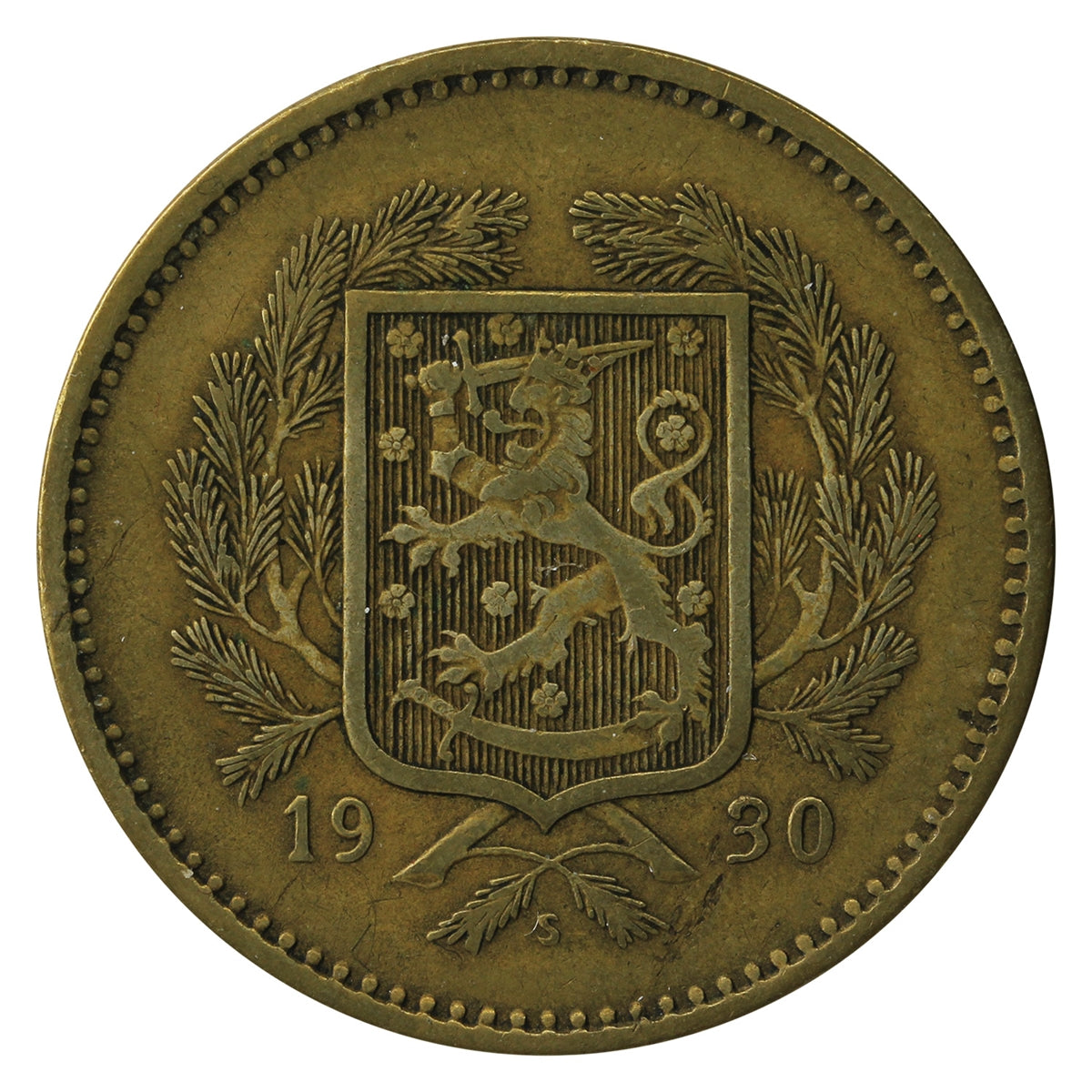 Finland 1930S 10 Markkaa VF-EF (VF30)