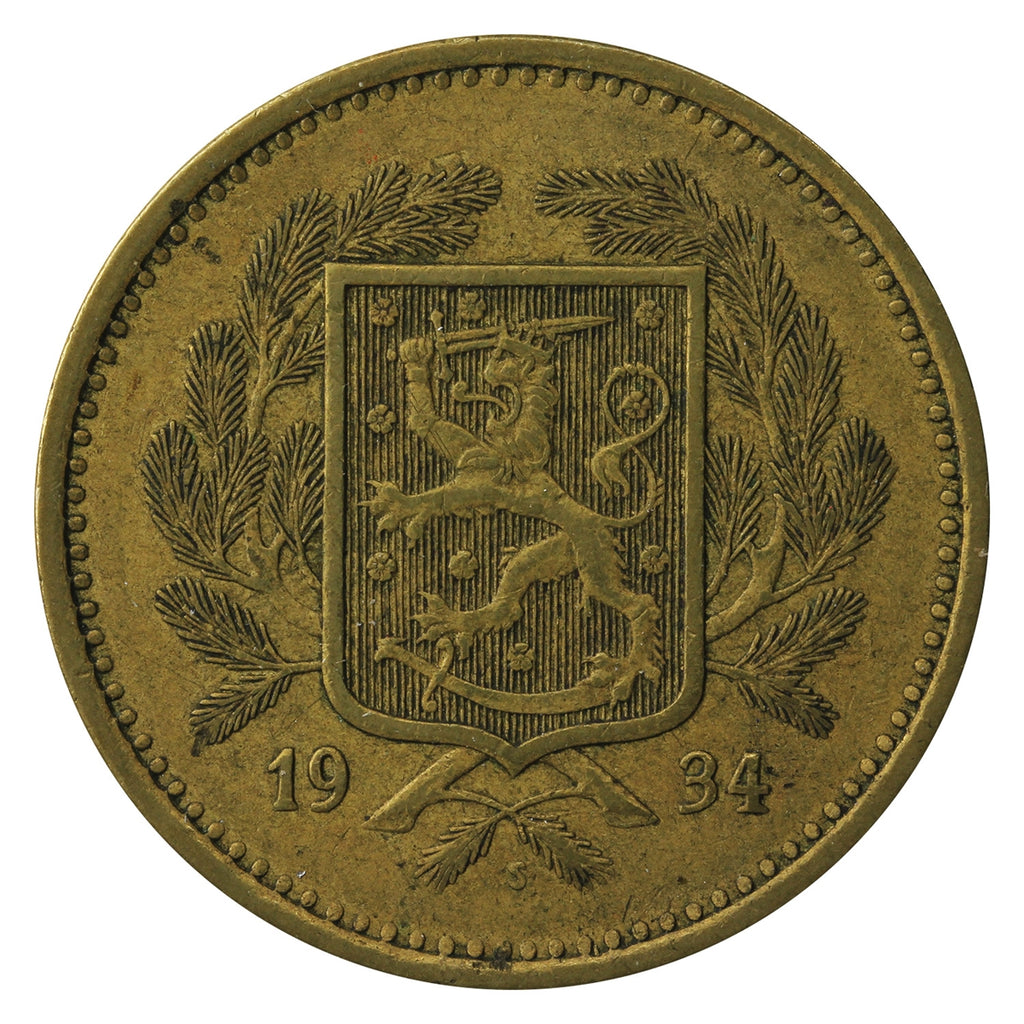 Finland 1934S 10 Markkaa Extra Fine (EF40)