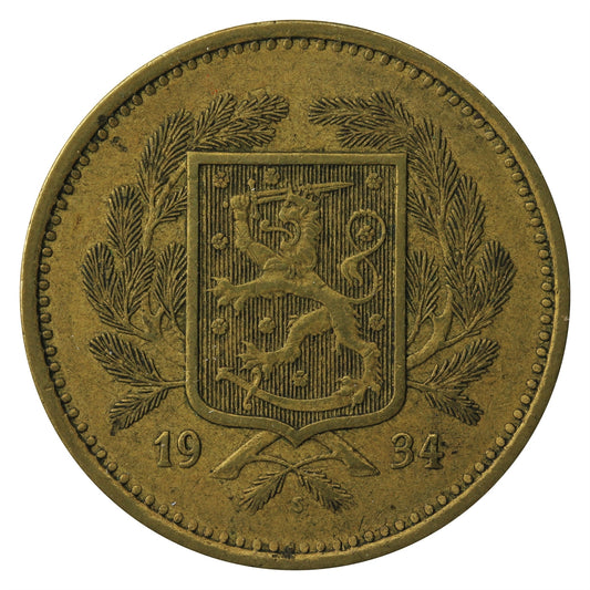 Finland 1934S 10 Markkaa Extra Fine (EF40)