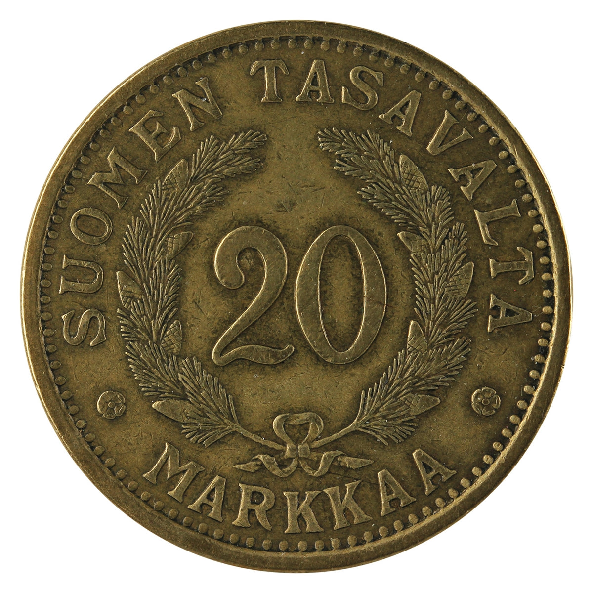 Finland 1936S 10 Markkaa Extra Fine (EF40) $