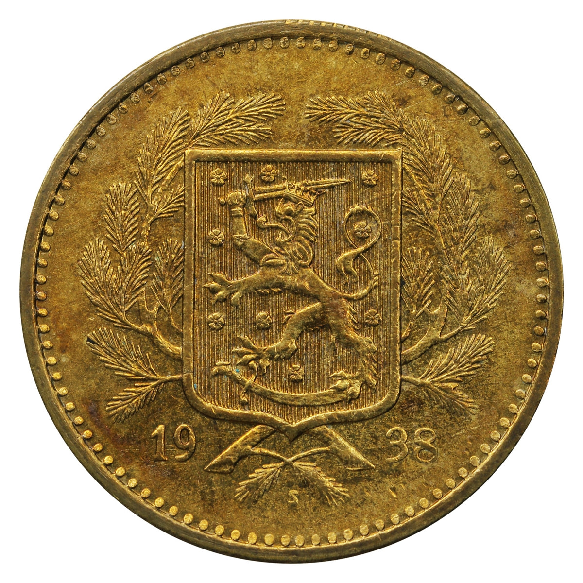 Finland 1938S 20 Markkaa AU-UNC (AU55)