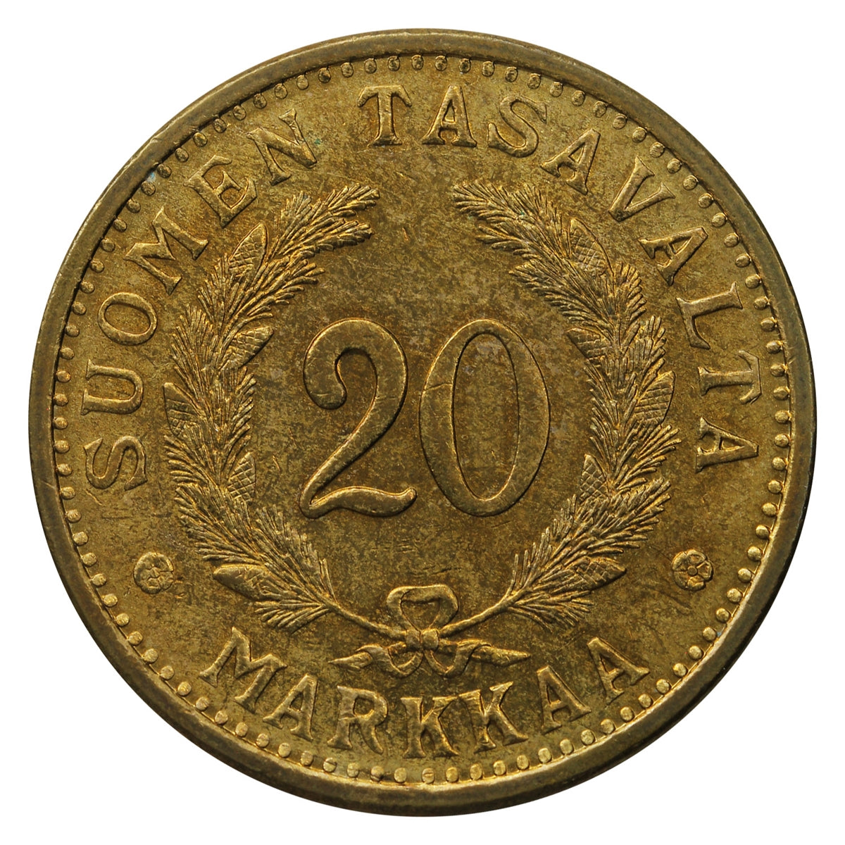 Finland 1938S 20 Markkaa AU-UNC (AU55)