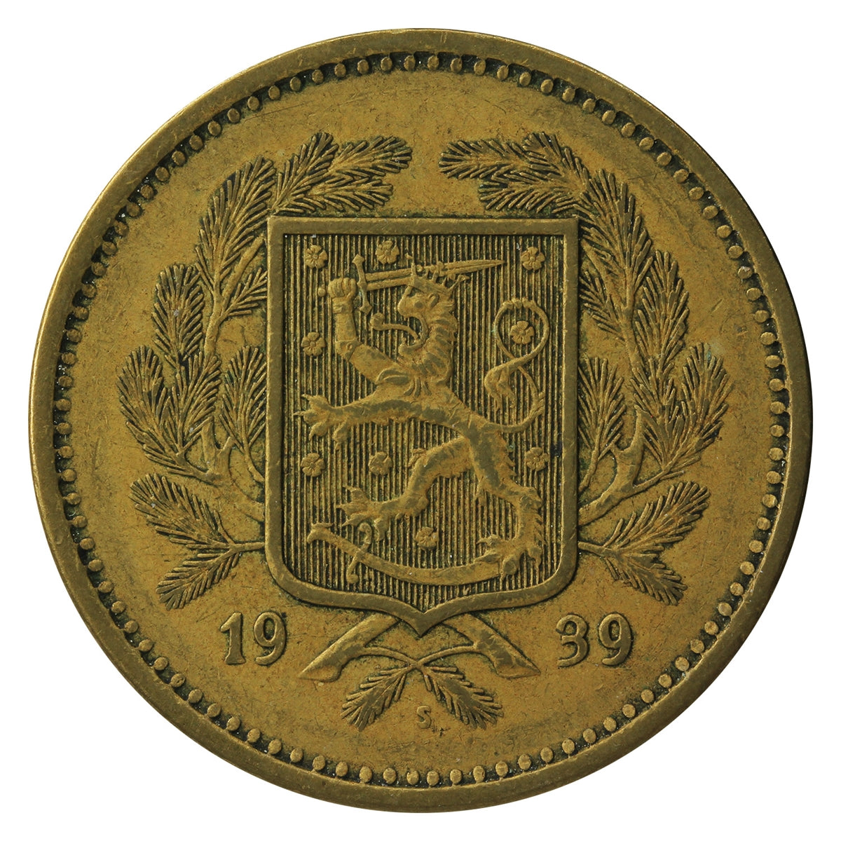 Finland 1939S 20 Markkaa Extra Fine (EF40)