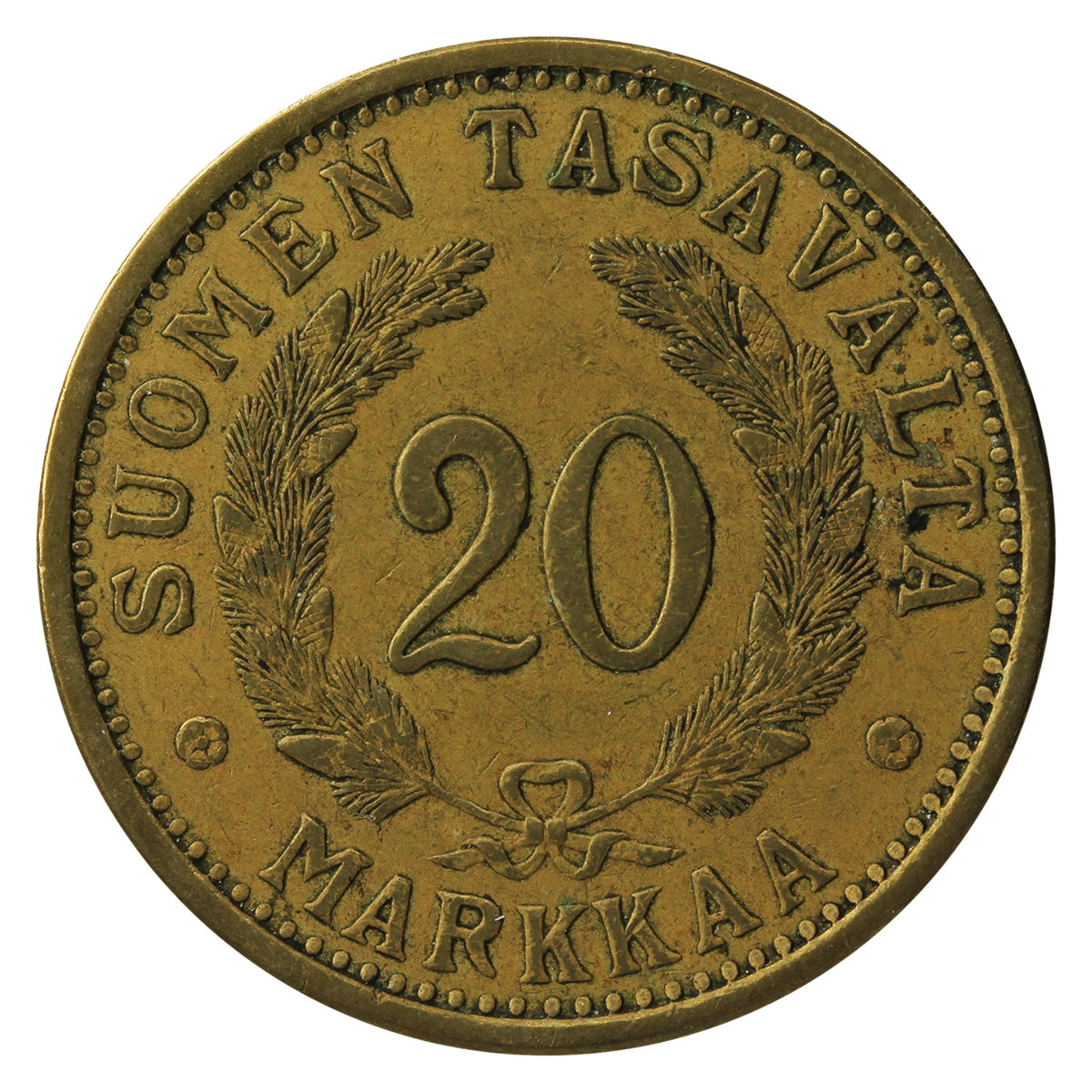 Finland 1939S 20 Markkaa Extra Fine (EF40)