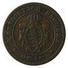 German States 1862B Saxony 2 Pfennig F-VF (F15)