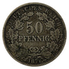 German Empire 1877A 50 Pfennig F-VF (F15)