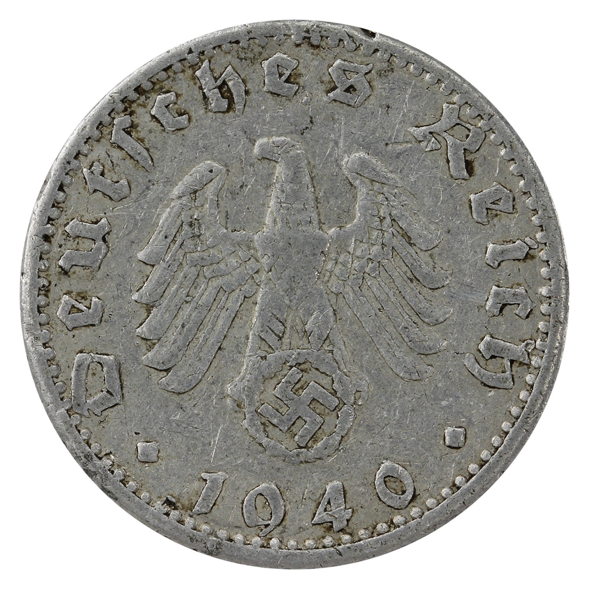 German Third Reich 1940G 50 Pfennig F-VF (F15)