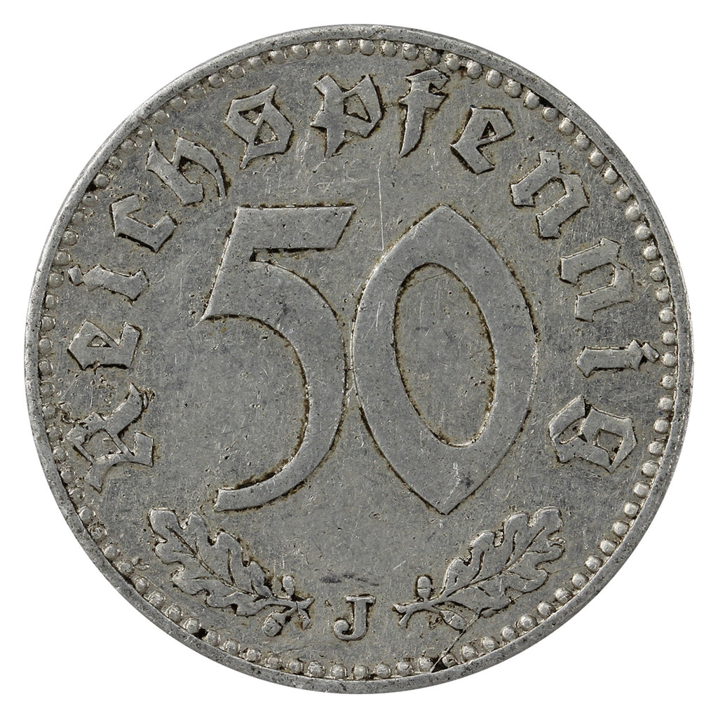 German Third Reich 1941J 50 Pfennig VF-EF (VF30)