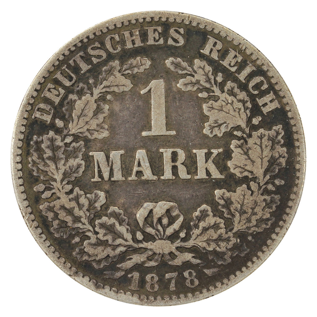 German Empire 1878J Mark VG-F (VG10)