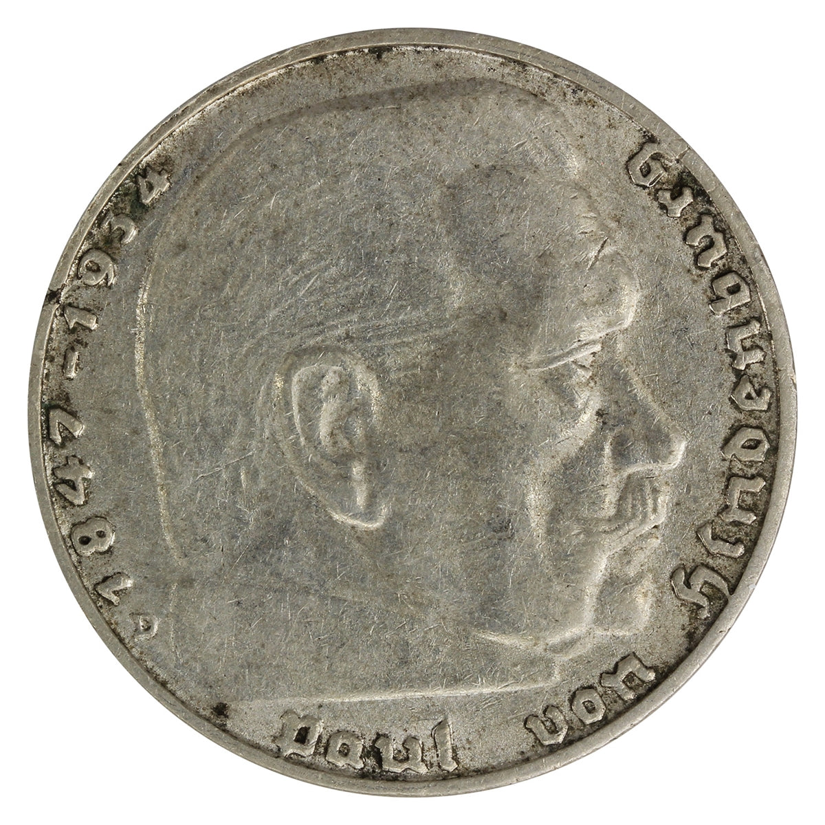 German Third Reich 1936D 2 Marks VF-EF (VF30)