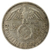 German Third Reich 1936D 2 Marks Very Fine (VF20)