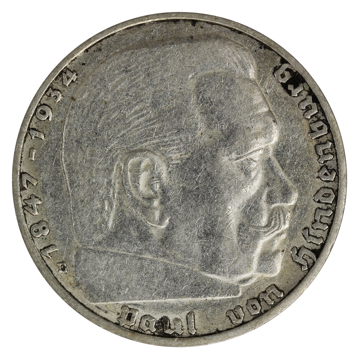 German Third Reich 1937E 2 Marks VF-EF (VF30)