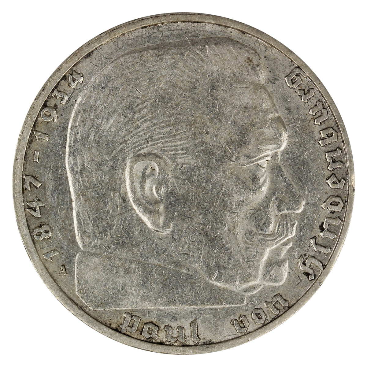 German Third Reich 1938A 2 Marks VF-EF (VF30)