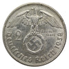 German Third Reich 1938B 2 Marks AU-UNC (AU55)