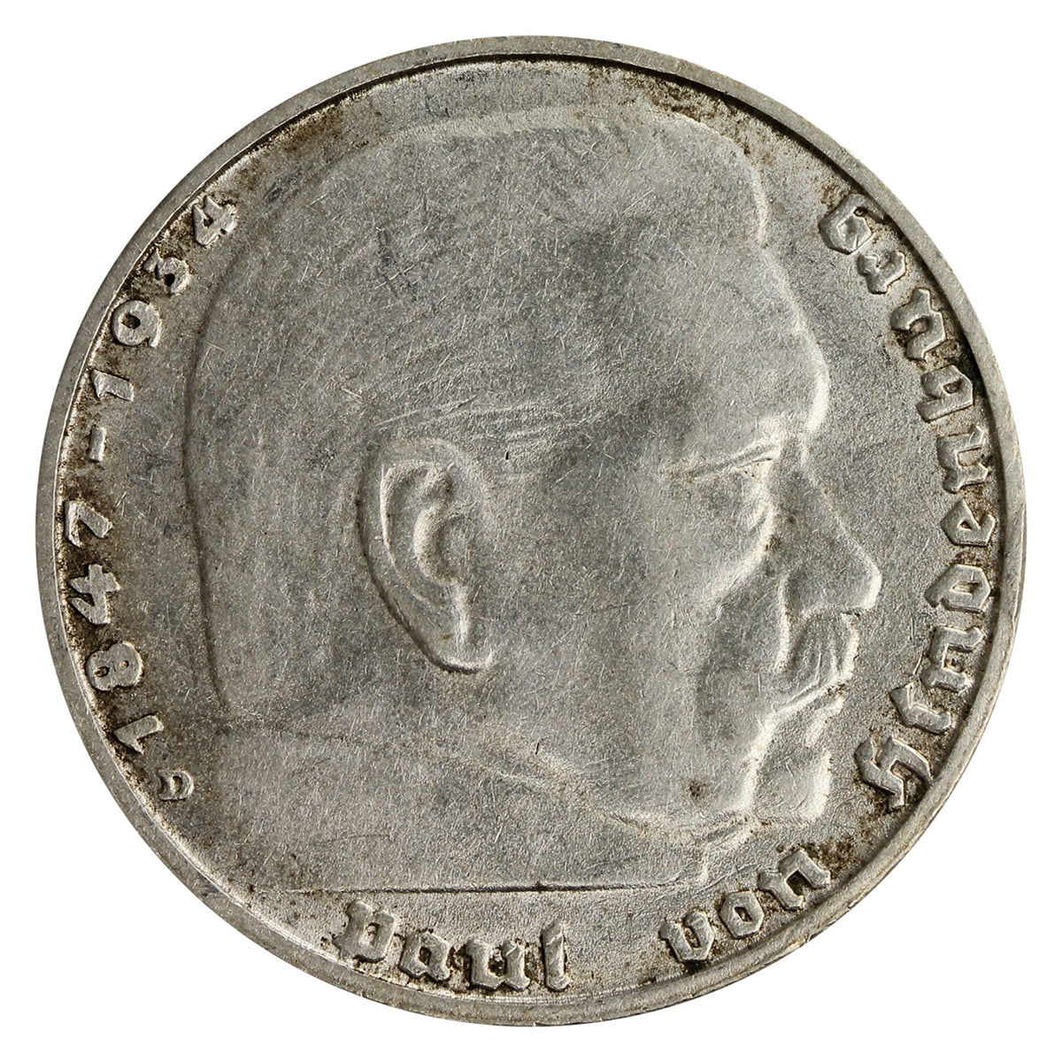 German Third Reich 1938D 2 Marks EF-AU (EF45)