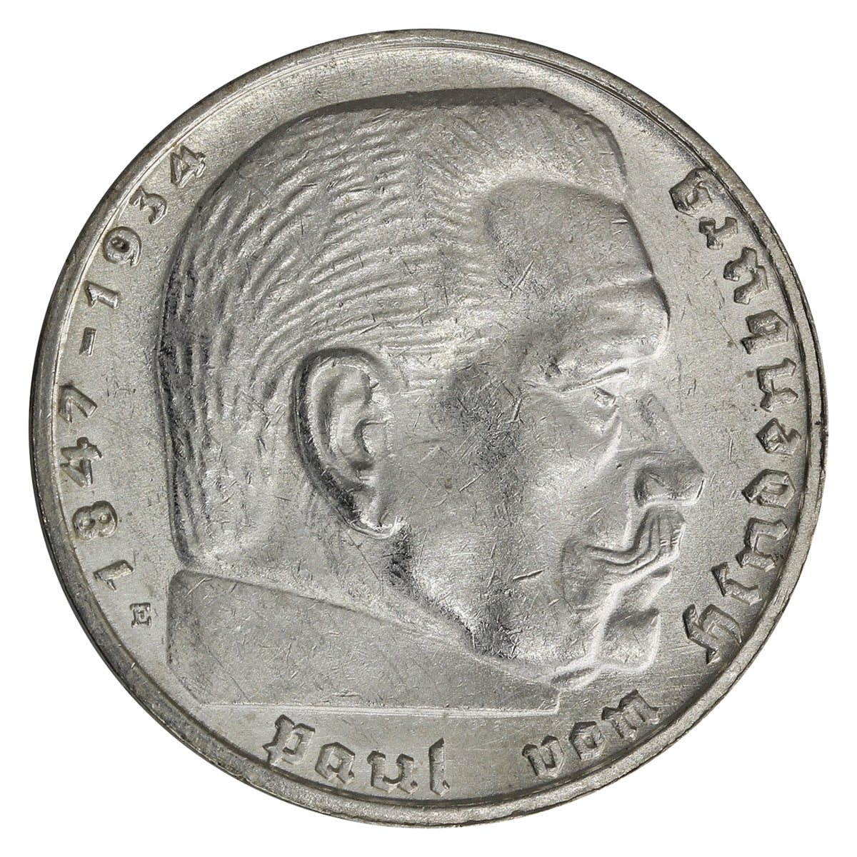 German Third Reich 1938E 2 Marks Extra Fine (EF40)