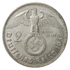 German Third Reich 1938J 2 Marks Almost Uncirculated (AU50)