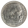 German Third Reich 1939D 2 Marks Almost Uncirculated (AU50)