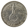 German Third Reich 1939D 2 Marks EF-AU (EF45)