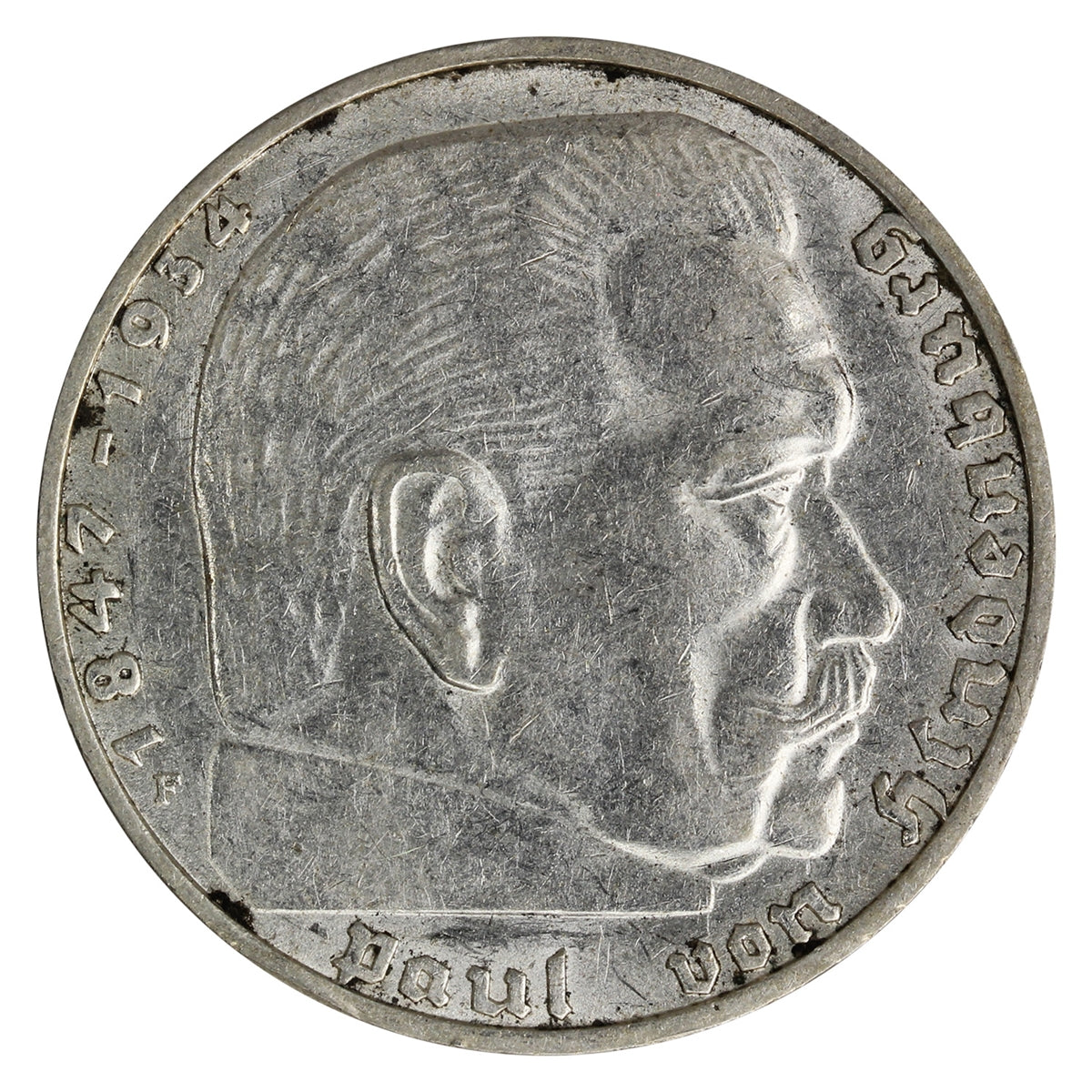 German Third Reich 1939F 2 Marks EF-AU (EF45)