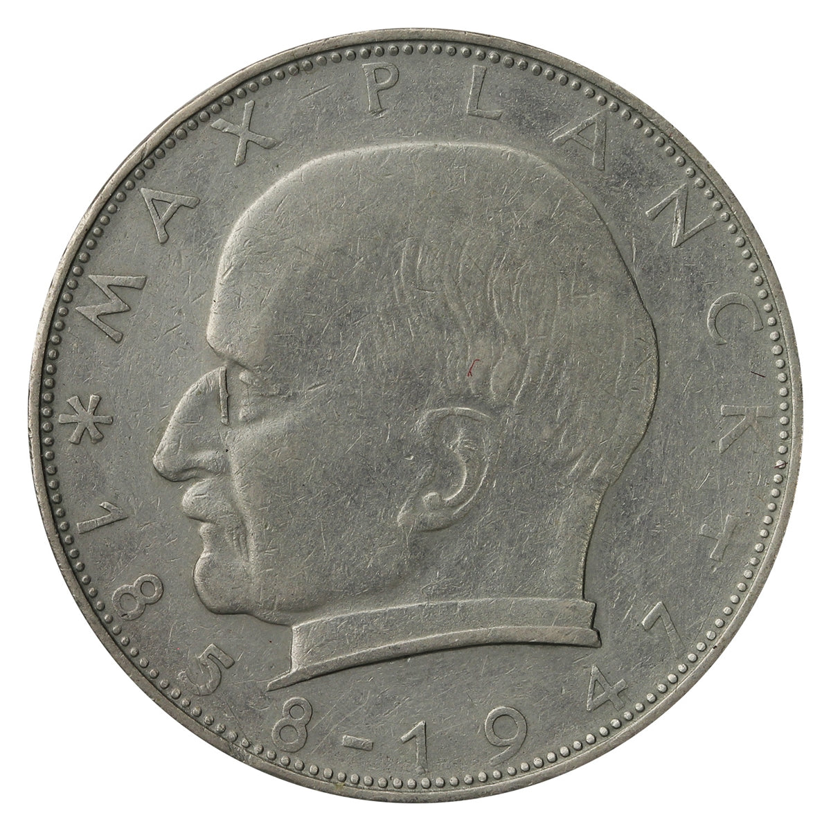 Germany 1958D 2 Marks VF-EF (VF30)