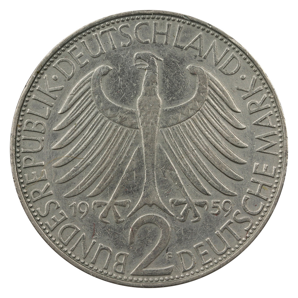 Germany 1959F 2 Marks VF-EF (VF30)