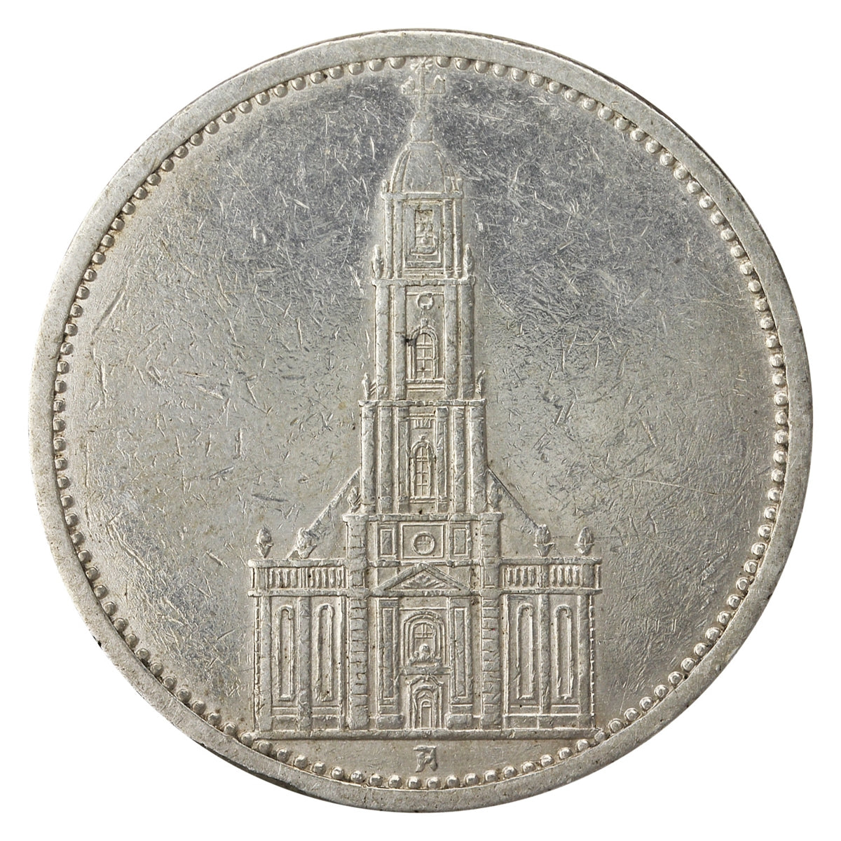 German Third Reich 1934A Potsdam 5 Marks VF-EF (VF30)