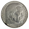 German Third Reich 1936F Swastika 5 Marks Extra Fine (EF40)