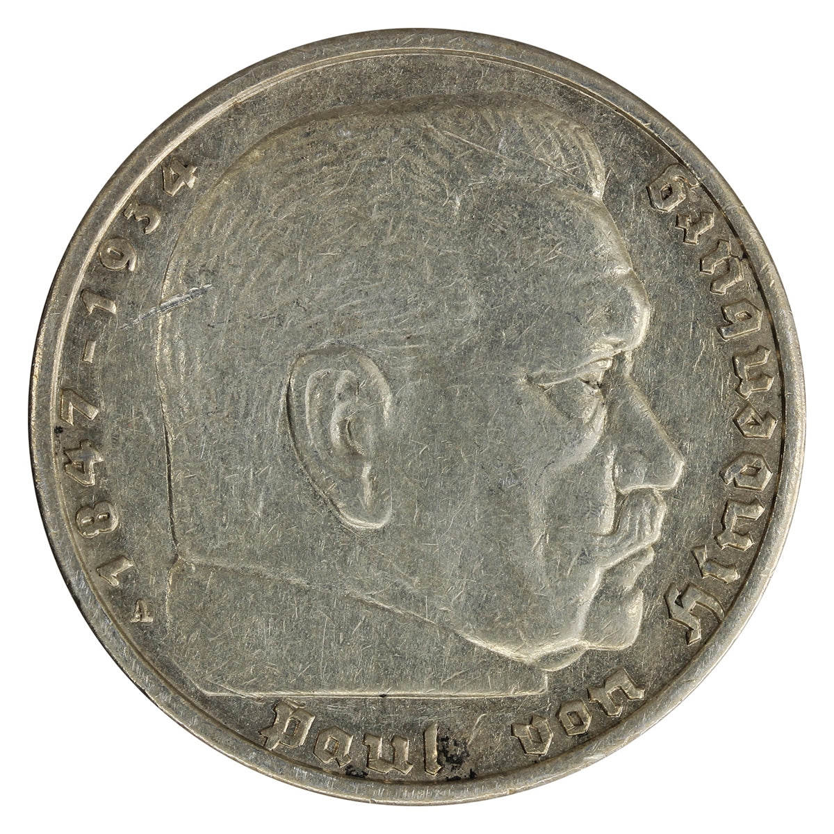 German Third Reich 1939A 5 Marks Very Fine (VF20)
