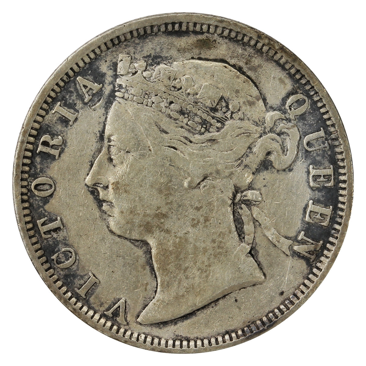 Hong Kong 1888 20 Cents Very Fine (VF20)