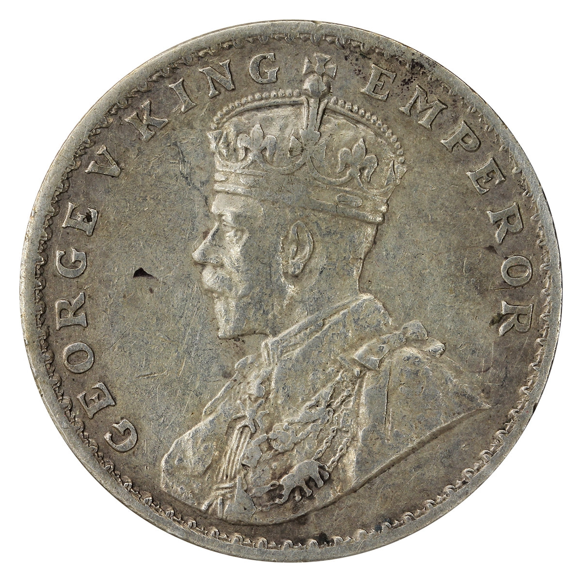 India 1916 Dot Rupee VF-EF (VF30)