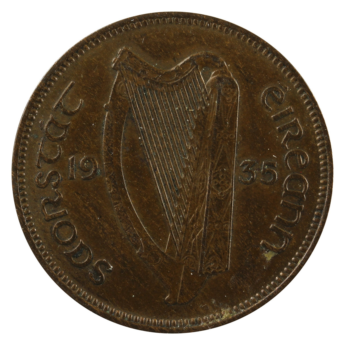 Ireland 1935 1/2 Penny Extra Fine (EF-40)