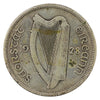 Ireland 1928 1/2 Crown F-VF (F15)
