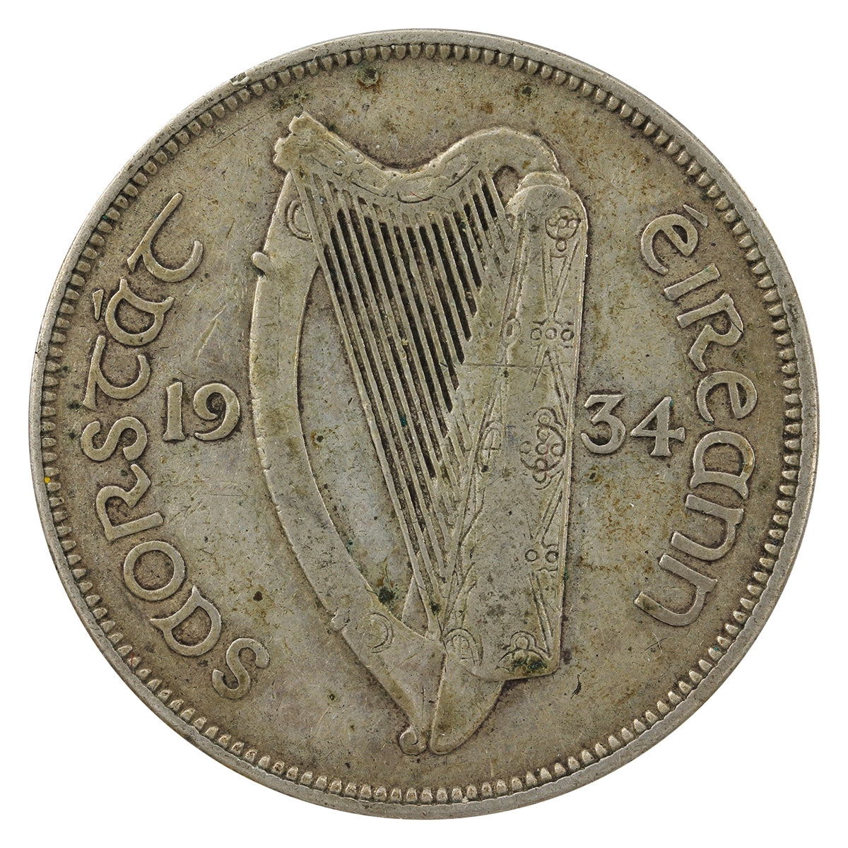 Ireland 1934 1/2 Crown Very Fine (VF20)