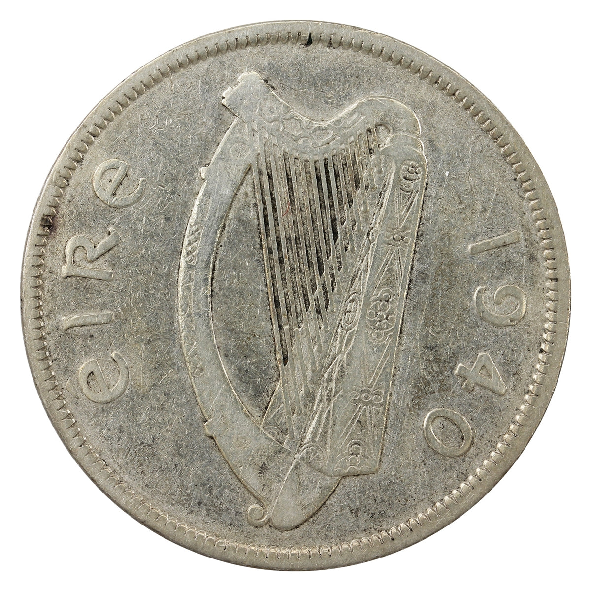 Ireland 1940 1/2 Crown F-VF (F15)