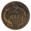 Denmark 1887CS 2 Ore VF-EF (VF30) $