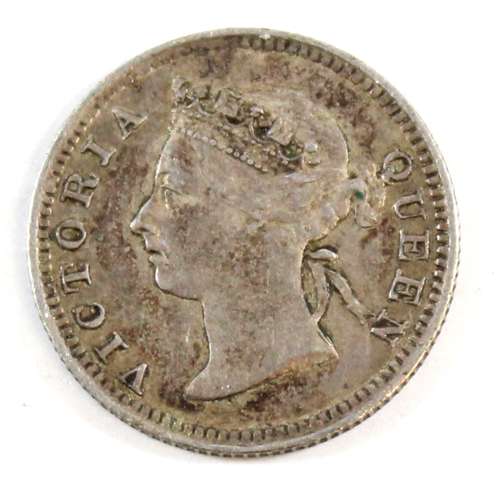 Straits Settlements 1899 5 Cents Extra Fine (EF40) $