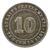Straits Settlements 1901 10 Cents VF-EF (VF30) $