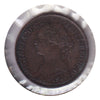 Great Britain 1860 Toothed Border Farthing Extra Fine (EF40) $