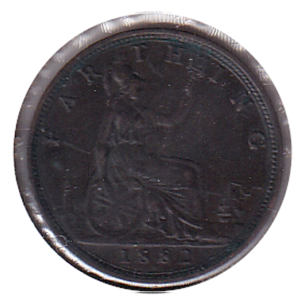 Great Britain 1882H Farthing EF-AU (EF45) $
