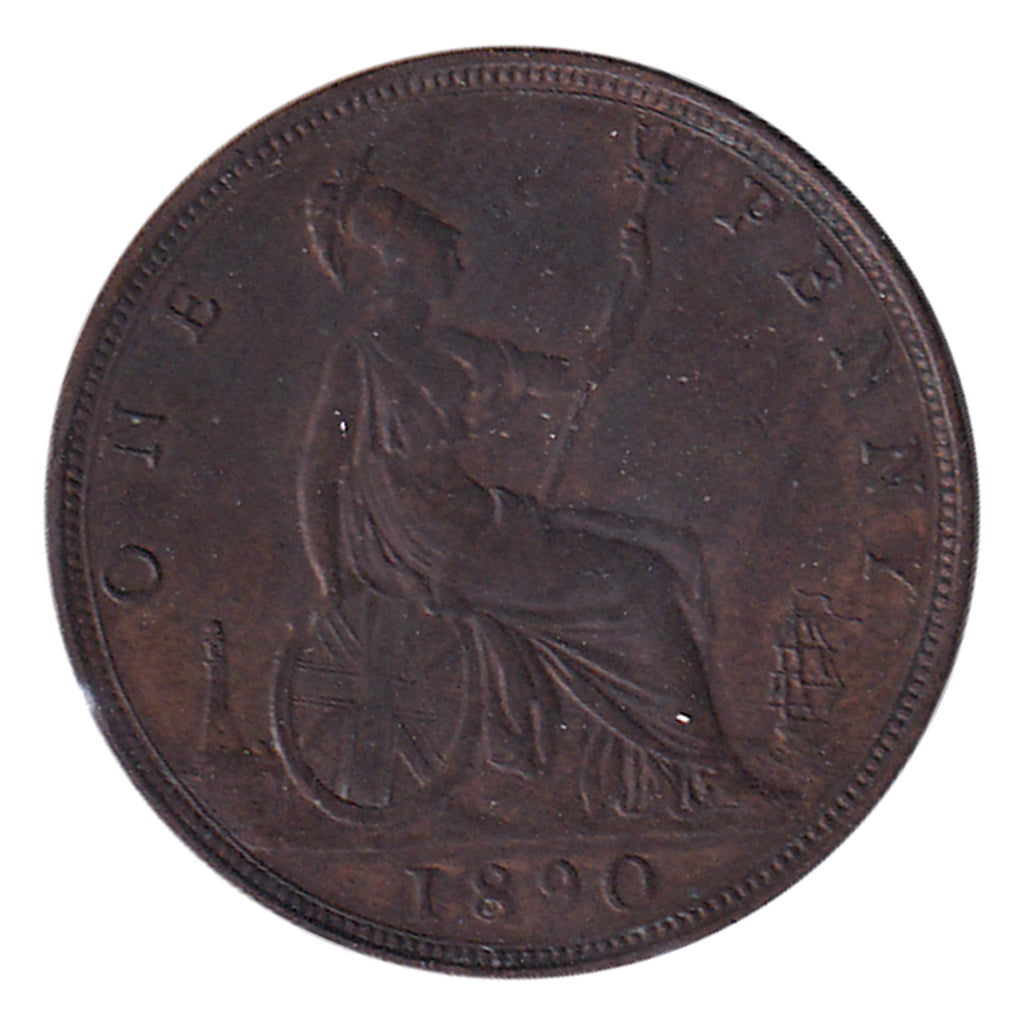 Great Britain 1890 Penny Extra Fine (EF40) $