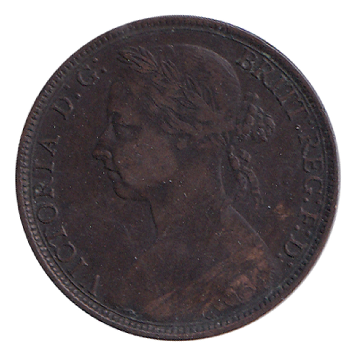 Great Britain 1890 Penny VF-EF (VF30) $