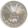 Mexico 1875GOFR Circle with Dot on Eagle 8 Reales Brilliant Uncirculated (MS63)