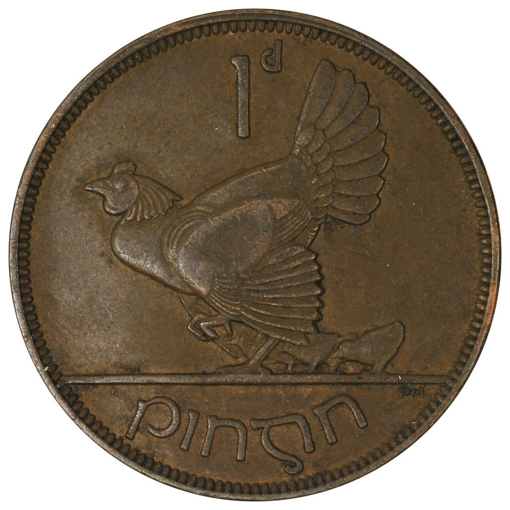 Ireland 1933 Penny Extra Fine (EF-40)